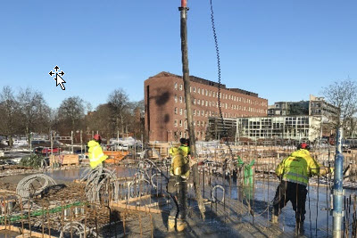 Första bjälklaget på Blekingska Nationen